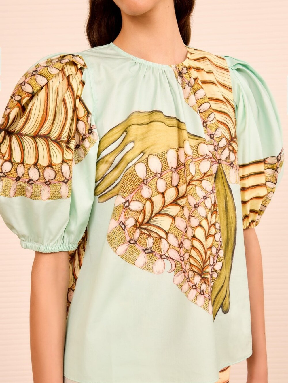 Ulla Johnson Ravena Puff Sleeve Top - Picture 3 of 13